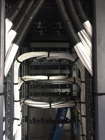 CAT6A Commscope Rack 2 - CCTV system installation in Hyde Park Castletown, QLD