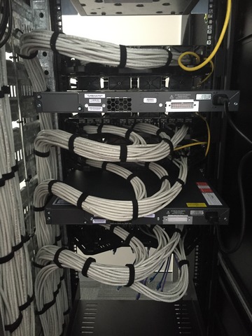 CAT6A Commscope Rack - CCTV system installation in Hyde Park Castletown, QLD